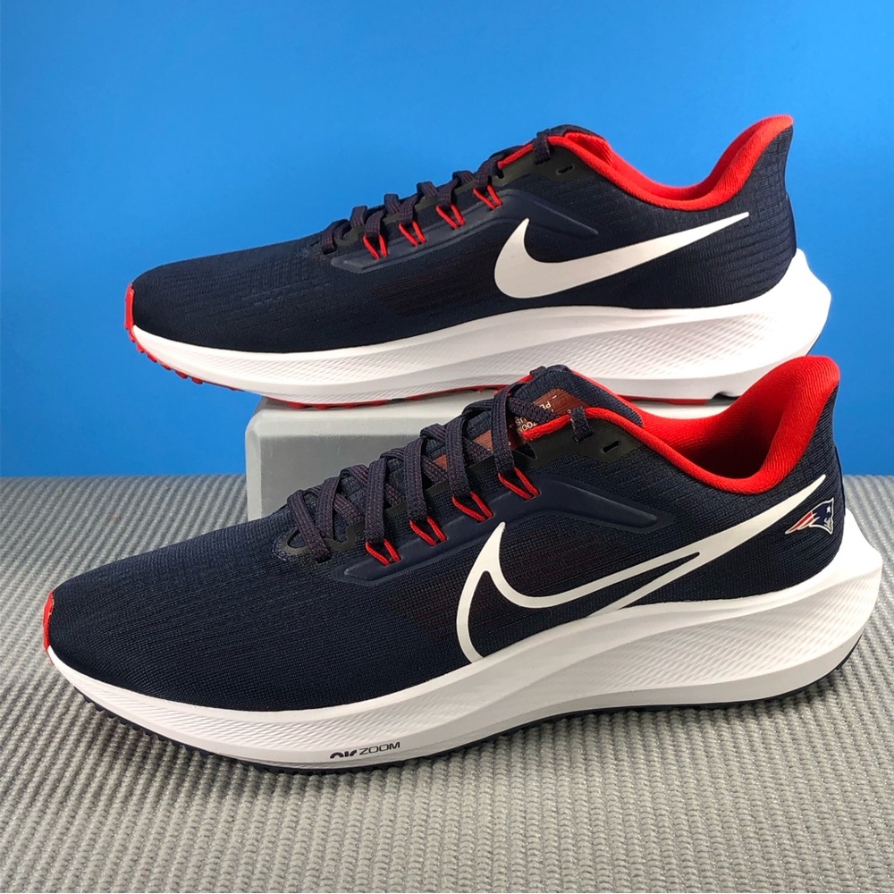 Nike Air Zoom Pegasus 39 NFL New England Patriots Running Shoes (New Men’s) - Picture 5 of 5